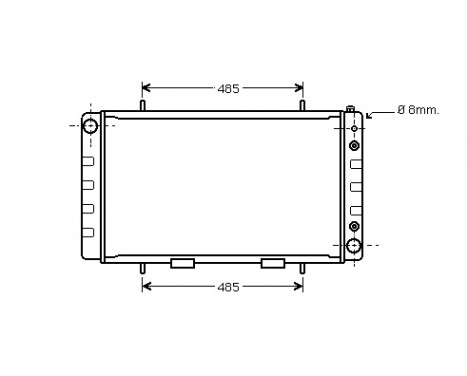 RADIATOR 02002062 International Radiators