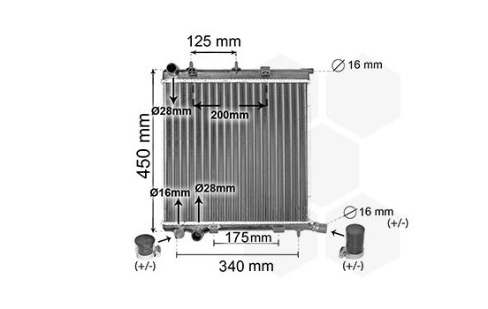 Radiator 40012368 International Radiators