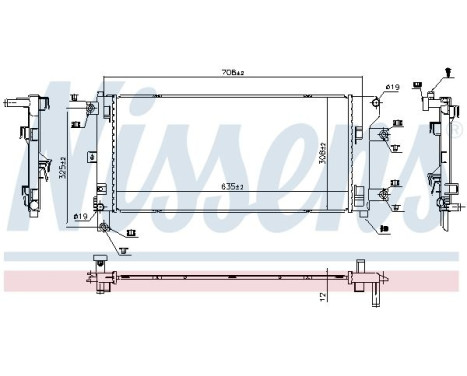 Radiator 606264 Nissens