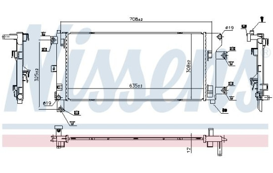 Radiator 606264 Nissens