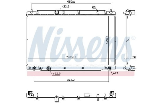Radiator 606298 Nissens