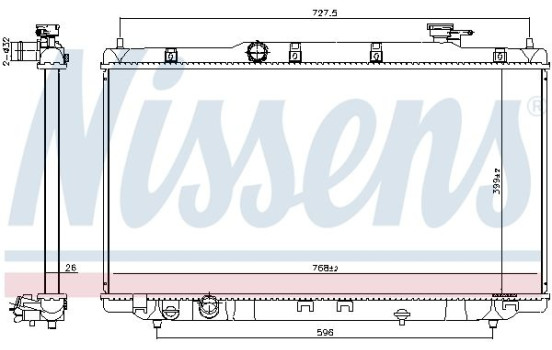 Radiator 606310 Nissens