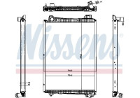 Radiator 606321 Nissens