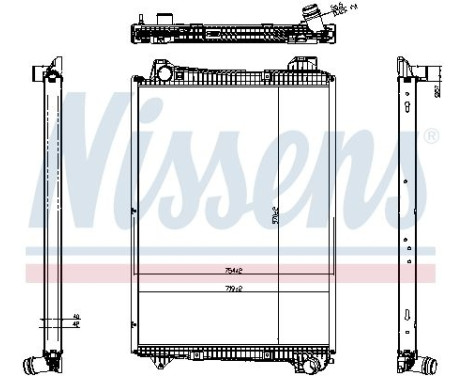 Radiator 606321 Nissens