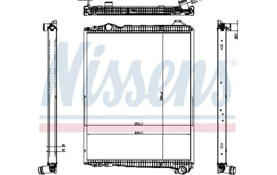 Radiator 606323 Nissens