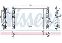 Radiator 606342 Nissens