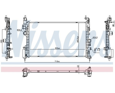 Radiator 606390 Nissens
