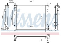 Radiator 606393 Nissens