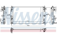 Radiator 606394 Nissens