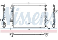 Radiator 606404 Nissens