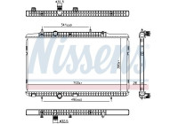 Radiator 606405 Nissens