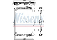 Radiator 606772 Nissens