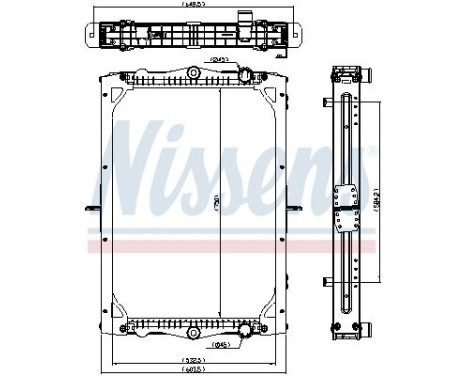 Radiator 606772 Nissens