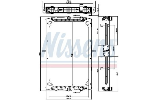 Radiator 606777 Nissens