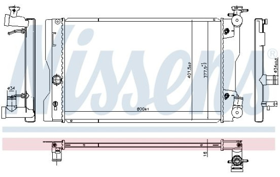 Radiator 606788 Nissens