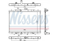 Radiator 606791 Nissens