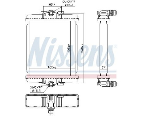 Radiator 606863 Nissens