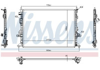 Radiator 606908 Nissens
