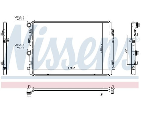 Radiator 606911 Nissens