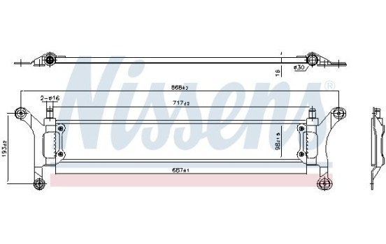 Radiator 606955 Nissens, Image 5