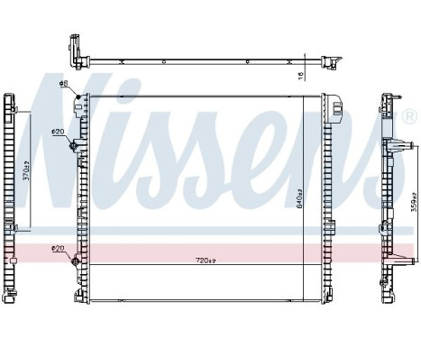 Radiator 606979 Nissens