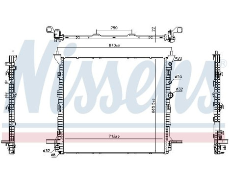 Radiator 606981 Nissens