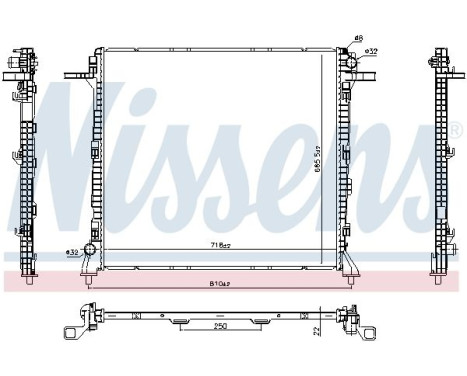 Radiator 606982 Nissens