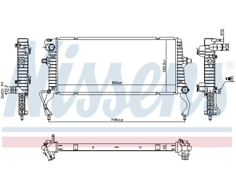 Radiator 607023 Nissens