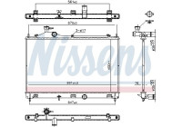 Radiator 607027 Nissens