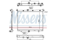 Radiator 607030 Nissens