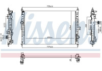 Radiator 607088 Nissens