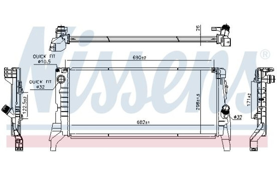 Radiator 607103 Nissens, Image 6