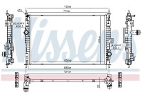 Radiator 607184 Nissens