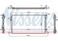 Radiator 607224 Nissens