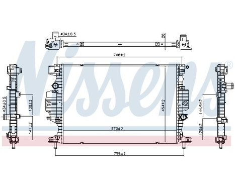 Radiator 607230 Nissens, Image 5