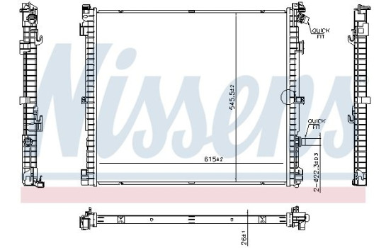 Radiator 607452 Nissens, Image 5
