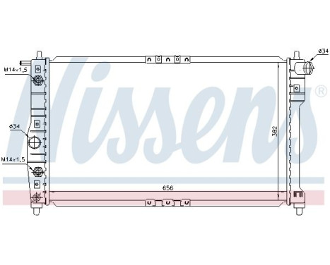 Radiator 616671 Nissens, Image 5