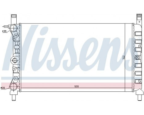 Radiator 61931 Nissens, Image 5