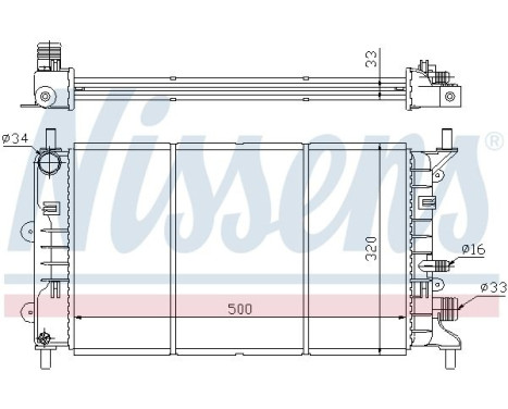 Radiator 621621 Nissens, Image 5