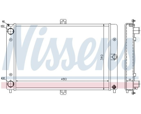 Radiator 62351 Nissens, Image 5