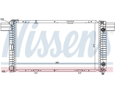 Radiator 62533 Nissens, Image 5