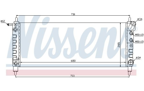 Radiator 63298 Nissens, Image 5