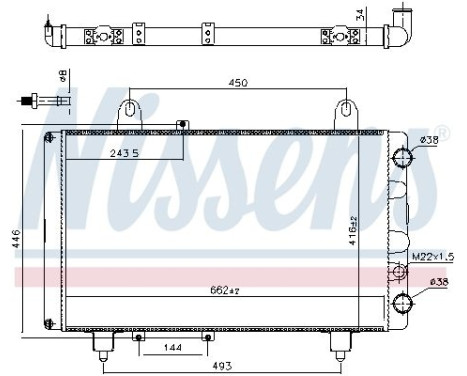Radiator 63561 Nissens, Image 6