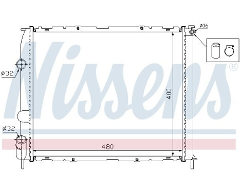 Radiator 63886 Nissens, Image 5
