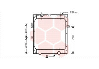 RADIATOR 64002001 Van Wezel