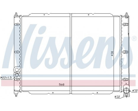 Radiator 65239 Nissens, Image 5