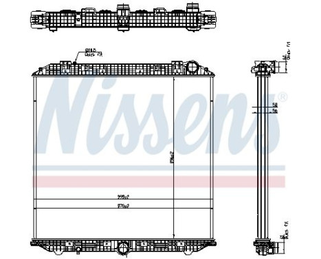 Radiator 671750 Nissens