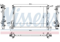 Radiator 686807 Nissens