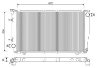 Radiator 701236 Valeo