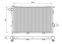 Radiator 701248 Valeo